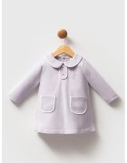 US Polo Assn Къса памучна рокля с дълги ръкави