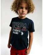 US Polo Assn Комплект от 2 части с лого - Бял/Зелен/Тъмносин