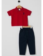 US Polo Assn Комплект от две части - USB2624 - Червен