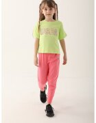 US Polo Assn Комплект с лого - 2 части - Корал/Лайм зелено