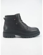 US Polo Assn Кожени боти с цип