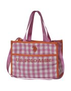 US Polo Assn Малка плажна чанта розова - 20x27 -5x10 -5см
