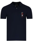 US Polo Assn Мъжка тениска тип поло - памук - черна