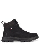 US Polo Assn Мъжки боти - JAMIE001M/DL1 - естествена кожа - черни