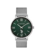 US Polo Assn Мъжки часовник USPA1024-05 - диаметър на корпуса 42 мм - 5 ATM - Зелен