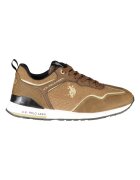 US Polo Assn Мъжки маратонки - US POLO BEST PRICE - 50% полиестер - 50% полиуретан - кафяви - 23735