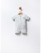 US Polo Assn Памучен къс гащеризон с графика