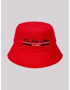 US Polo Assn Памучна шапка с лого - Червен/Мръснобял/Тъмносин
