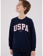 US Polo Assn Спортен екип с лого - Бял/Тъмночервен/Тъмносин