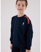 US Polo Assn Суитшърт и спортен панталон - 2 части - Червен/Бял/Тъмносин