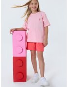 US Polo Assn Двуцветен спортен екип с джобове - Пастелнорозов/Светлосин
