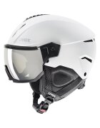 Uvex Ски каска Instinct Visor - бяла/черна - 56-58 см