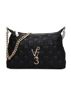 V73 Дамска чанта Crossbody Eva F79448 - Черен - 24 x 17 x 8.5 cm