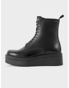 Vagabond Shoemakers Кожени боти с платформа - Черен