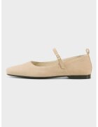 Vagabond Shoemakers Велурени пантофки Mary Jane - Крем