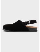Vagabond Shoemakers Велурено сабо с отворена пета - Черен