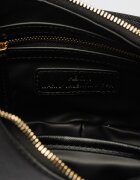 Valentino Bags Чанта Half-Moon Zero от еко кожа с отделяща се презрамка с лого Черен
