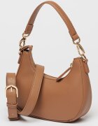 Valentino Bags Чанта Half-Moon Zero от еко кожа с отделяща се презрамка с лого Кафяв