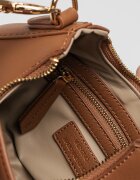 Valentino Bags Чанта Half-Moon Zero от еко кожа с отделяща се презрамка с лого Кафяв
