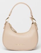 Valentino Bags Чанта Half-Moon Zero от еко кожа с отделяща се презрамка с лого Светло кафяво