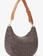 Valentino Bags Чанта от еко кожа с лого Тъмнокафяв/Светлокафяв
