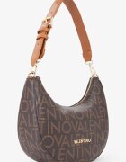 Valentino Bags Чанта от еко кожа с лого Тъмнокафяв/Светлокафяв
