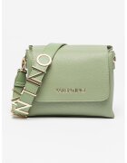 Valentino Bags Чанта през рамо Alexia от еко кожа с метално лого - Зелени аспержи