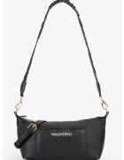 Valentino Bags Чанта през рамо със сплетена презрамка - Черен