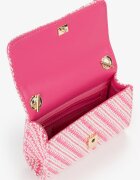 Valentino Bags Клъч Divina Summer с презрамка с верижка Бял/Фуксия