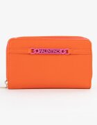 Valentino Bags Портфейл от еко кожа Оранжев/Розово