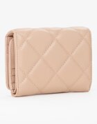 Valentino Bags Портфейл с лого и тройно прегъване Бежов