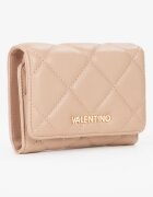 Valentino Bags Портфейл с лого и тройно прегъване Бежов