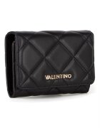 Valentino Bags Портфейл с лого и тройно прегъване Черен
