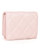 Valentino Bags Портфейл с лого и тройно прегъване Пастелнорозов