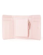 Valentino Bags Портфейл с лого и тройно прегъване Пастелнорозов