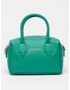 Valentino Bags Ръчна чанта от еко кожа цип и лого - Аква зелено