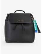 Valentino Bags Раница от еко кожа с капаче - Черен