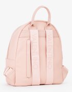 Valentino Bags Раница от еко кожа с релеф Бледо розово