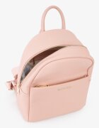 Valentino Bags Раница от еко кожа с релеф Бледо розово
