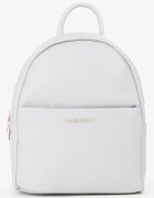 Valentino Bags Раница от еко кожа с релеф Светло сив