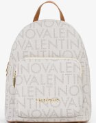 Valentino Bags Раница Regina от еко кожа с лого Светло сив/Светло бежово