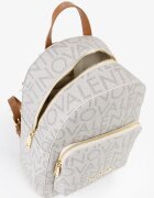 Valentino Bags Раница Regina от еко кожа с лого Светло сив/Светло бежово