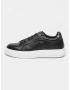 Valentino Кожени спортни обувки с нисък профил - Бял/Черен