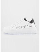 Valentino Унисекс кожени спортни обувки с лого - Бял/Черен