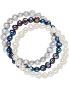 Valero Pearls Гривна със сладководно култивирани перли - 3 части