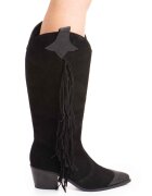 Vanilla Ciocate Marshall piele intoarsa neagra cu garnituri texturate