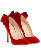 Vanilla Дамски обувки на ток Stiletto Cleopatra от велур