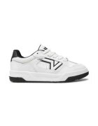 Vans Дамски кецове естествена кожа - бяло/черно