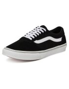 Vans Дамски кецове естествена кожа - черно/бяло