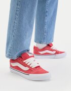 Vans Дамски кецове - естествена кожа - розов/бял - минималистичен дизайн